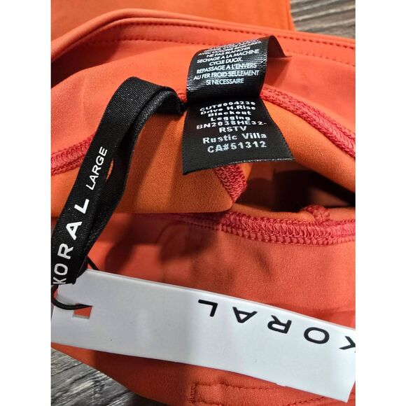 Koral Drive High Rise Blackout  Legging Rouge - Picture 2 of 9